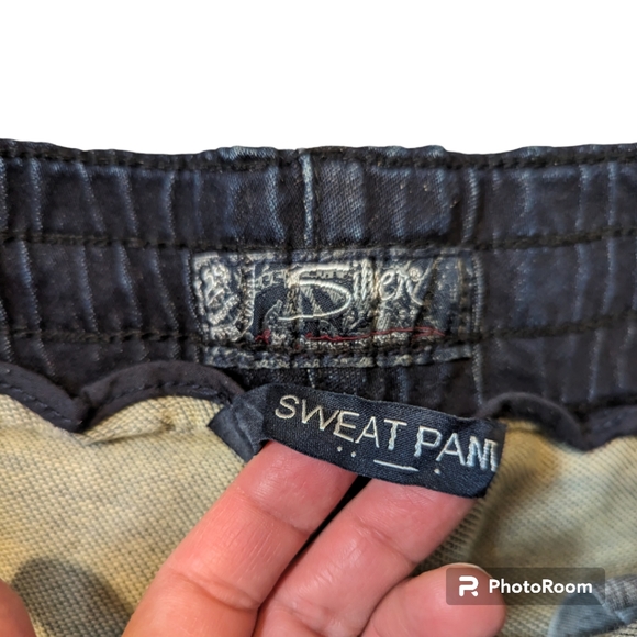 Silver Joga Dark Wash Pull String Jogger Jeans Women's Size 30 - Picture 5 of 6